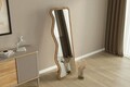 Oglinda decorativa, Siam, Asel, 50x160x2 cm, MDF , Maro