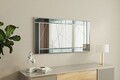 Oglinda decorativa, Siam, Pierre, 60x120x2 cm, MDF , Fume / Alb