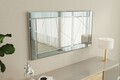 Oglinda decorativa, Siam, Pierre, 60x120x2 cm, MDF , Fume / Alb