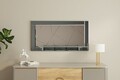 Oglinda decorativa, Siam, Pierre, 60x120x2 cm, MDF , Fume / Alb