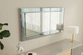 Oglinda decorativa, Siam, Pierre, 60x120x2 cm, MDF , Fume / Alb