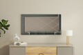Oglinda decorativa, Siam, Pierre, 60x120x2 cm, MDF , Fume / Alb