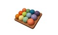Jucarie pentru landou/carucior, Hanah Home, Pastel Balls, Multicolor