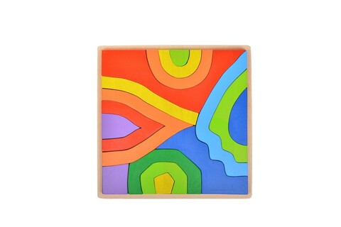 Jucarie pentru landou/carucior, Hanah Home, Flame, 32x32x4 cm, Multicolor