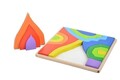 Jucarie pentru landou/carucior, Hanah Home, Flame, 32x32x4 cm, Multicolor
