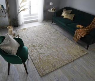 160x230 cm, Auriu