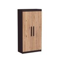 Dulap pentru haine, Arnetti, Akser, 90x180x45 cm, PAL, Pin Atlantic / Antracit