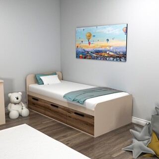 91x50x193.6 cm, Nuc deschis;Bej