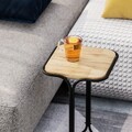 Masuta de cafea, Hanah Home, Shb-001-A, Negru / Natural