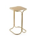 Masuta de cafea, Cerritos, Shb-001-B, 30x52x30 cm, Metal, Auriu