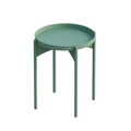 Masuta de cafea, Cerritos, Shb-002-E, 44x57x44 cm, Metal, Verde