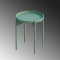 Masuta de cafea, Cerritos, Shb-002-E, 44x57x44 cm, Metal, Verde