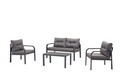 Set mobilier de gradina, Hanah Home, Arya, Antracit