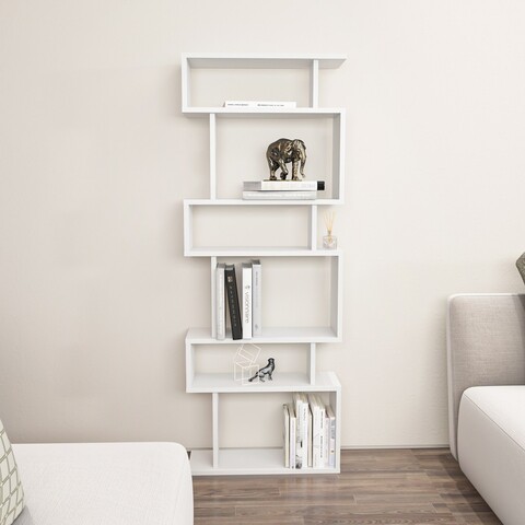 Corp biblioteca, Colman, Bates, 60x19.6x160 cm, PAL, Alb