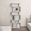 Corp biblioteca, Colman, Bates, 60x19.6x160 cm, PAL, Alb / Antracit