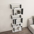 Corp biblioteca, Colman, Bates, 60x19.6x160 cm, PAL, Alb / Antracit