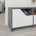 Pantofar, Decortie, Nexus Shoe Cabinet, 105x47x37 cm, PAL, Gri/Alb