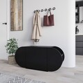 Pantofar, Decortie, Pozy Shoe Bench, 110x50x40 cm, PAL, Negru