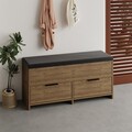 Pantofar, Decortie, Cove Shoe Bench, 106x50x34 cm, PAL, Maro