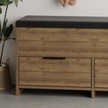 Pantofar, Decortie, Cove Shoe Bench, 106x50x34 cm, PAL, Maro