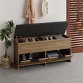 Pantofar, Decortie, Cove Shoe Bench, 106x50x34 cm, PAL, Maro