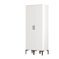 Dulap pentru haine, Hommy Craft, Kumsal SS, 80x47 cm, PAL, Alb