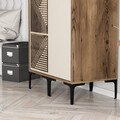 Dulap pentru haine, Hommy Craft, Kumsal PS, 80x47 cm, PAL, Maro/Crem