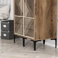 Dulap pentru haine, Hommy Craft, Kumsal PP, 80x47 cm, PAL, Maro/Crem