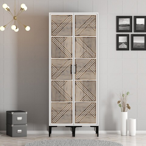 Dulap pentru haine, Hommy Craft, Kumsal PP, 80x47 cm, PAL, Alb