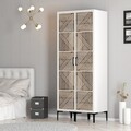 Dulap pentru haine, Hommy Craft, Kumsal PP, 80x47 cm, PAL, Alb