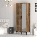 Dulap pentru haine, Hommy Craft, Kumsal PR, 80x47 cm, PAL, Maro