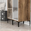 Dulap pentru haine, Hommy Craft, Kumsal PR, 80x47 cm, PAL, Nuc/Alb