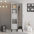 Dulap pentru haine, Hommy Craft, Kumsal PR, 80x47 cm, PAL, Alb