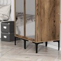 Dulap pentru haine, Hommy Craft, Kumsal RR, 80x47 cm, PAL, Maro