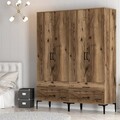 Dulap pentru haine, Hommy Craft, Kumsal TT, 160x47 cm, PAL, Maro