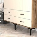 Dulap pentru haine, Hommy Craft, Kumsal TT, 160x47 cm, PAL, Maro/Crem