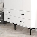 Dulap pentru haine, Hommy Craft, Kumsal TT, 160x47 cm, PAL, Alb