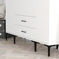 Dulap pentru haine, Hommy Craft, Kumsal STS, 160x47 cm, PAL, Alb
