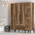Dulap pentru haine, Hommy Craft, Kumsal STP, 160x47 cm, PAL, Maro