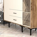 Dulap pentru haine, Hommy Craft, Kumsal STP, 160x47 cm, PAL, Maro/Crem
