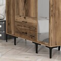 Dulap pentru haine, Hommy Craft, Kumsal STR, 160x47 cm, PAL, Maro