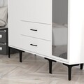 Dulap pentru haine, Hommy Craft, Kumsal STR, 160x47 cm, PAL, Alb