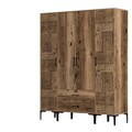 Dulap pentru haine, Hommy Craft, Kumsal PTP, 160x47 cm, PAL, Maro
