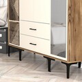Dulap pentru haine, Hommy Craft, Kumsal PTR, 160x47 cm, PAL, Maro/Crem