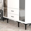 Dulap pentru haine, Hommy Craft, Kumsal PTR, 160x47 cm, PAL, Alb