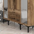 Dulap pentru haine, Hommy Craft, Kumsal RTR, 160x47 cm, PAL, Maro