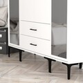 Dulap pentru haine, Hommy Craft, Kumsal RTR, 160x47 cm, PAL, Alb