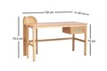 Birou, Hanah Home, Nala 130, Natural