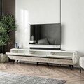 Comoda TV, Inarch, Amsterdam, 180x42x35 cm, PAL, Cristal