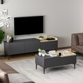 Set mobilier living, Inarch, Mia, PAL, Antracit